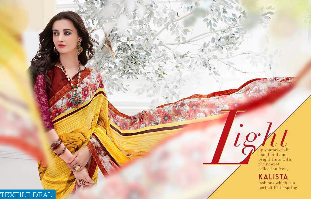 kalista Sun flower Wholesale Saree market